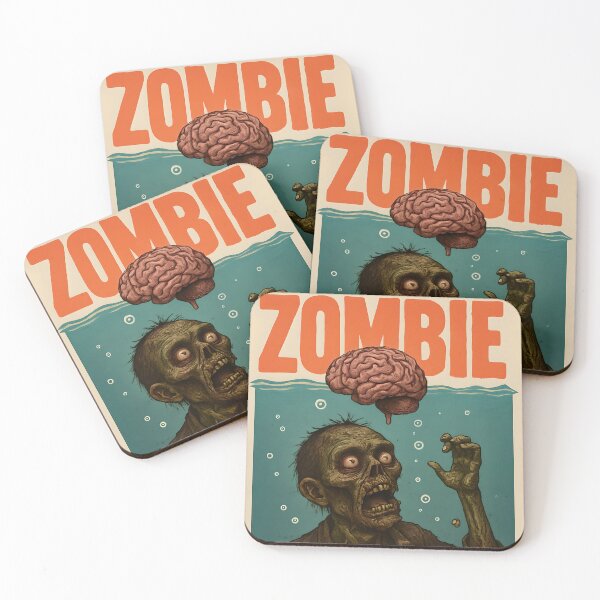 Item preview, Zombie Underwater - Underwater Brain Hunt designed and sold by NightTimeJ.
