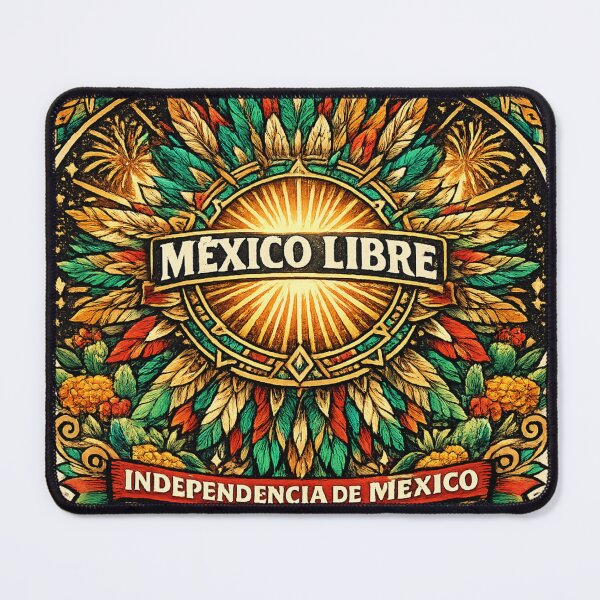 Item preview, México Libre | Independencia de México Vintage Patriotic Sunburst Graphic T-Shirt designed and sold by irfanshikh.