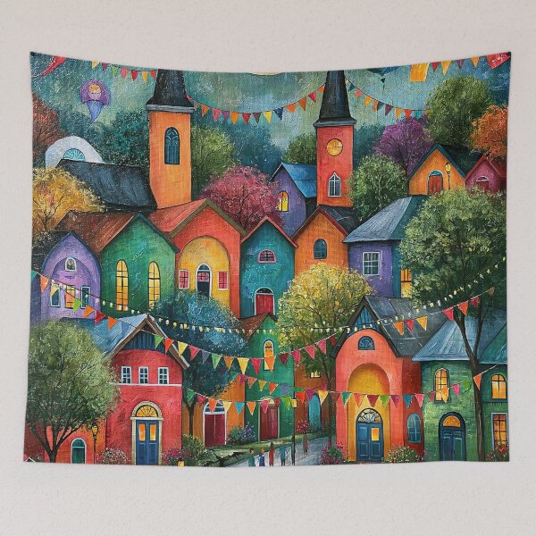 Item preview, Moonlit Festival Under Whimsical Skies designed and sold by Venon28.