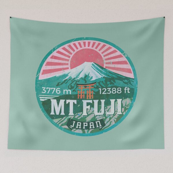 Item preview, MT Fuji Vintage Emblem V06 designed and sold by Lidra Zehcnas.