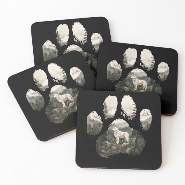 Item preview, Funny Kuvasz Paw Foggy Mountain Tree Mom Dad Kids designed and sold by rafaeltto.