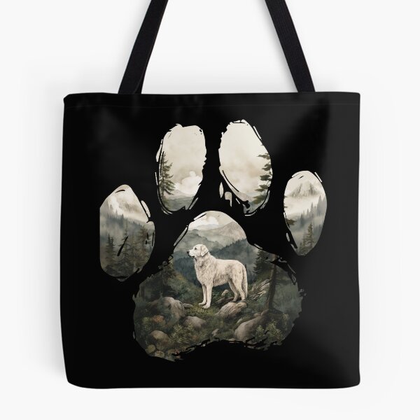 Item preview, Funny Kuvasz Paw Foggy Mountain Tree Mom Dad Kids designed and sold by rafaeltto.