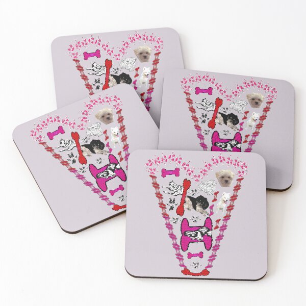 Item preview, Cute dog heart design with heart designed and sold by MT-Wunderland .