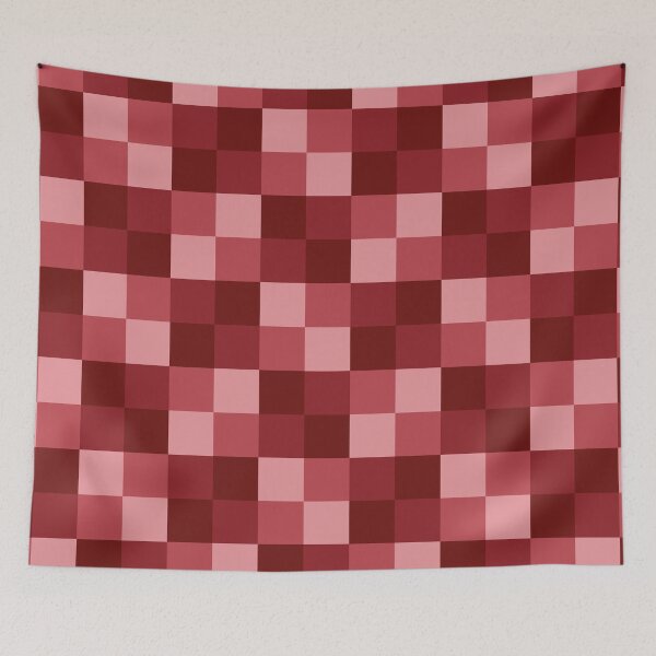 Item preview, Tonal burgundy checkerboard designed and sold by StefanStudioArt.