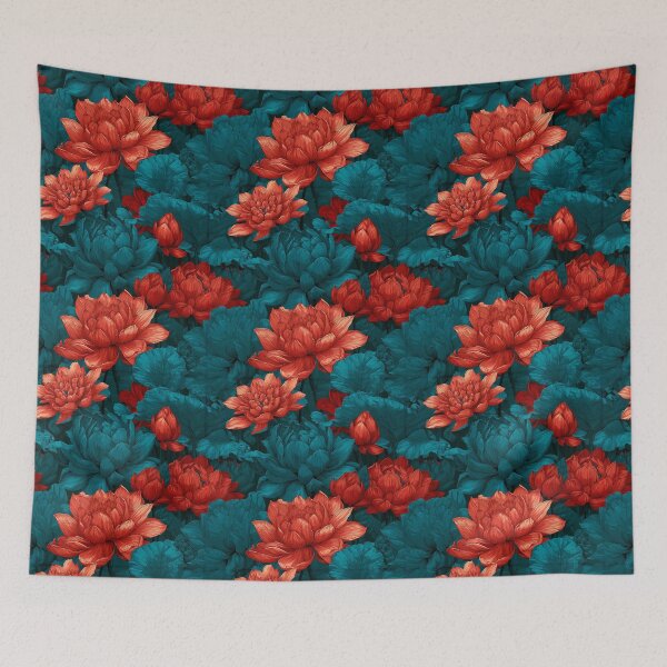 Item preview, Beautiful Lotus Texture  - Retro Flower Floral - Anniversary Gifts For Dad designed and sold by RoyalStarsPatts.