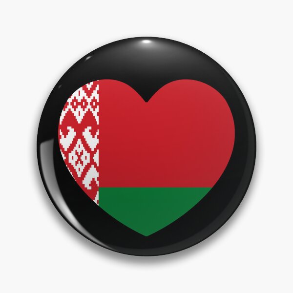 Item preview, Belarus Flag Heart BY designed and sold by shitpostee.