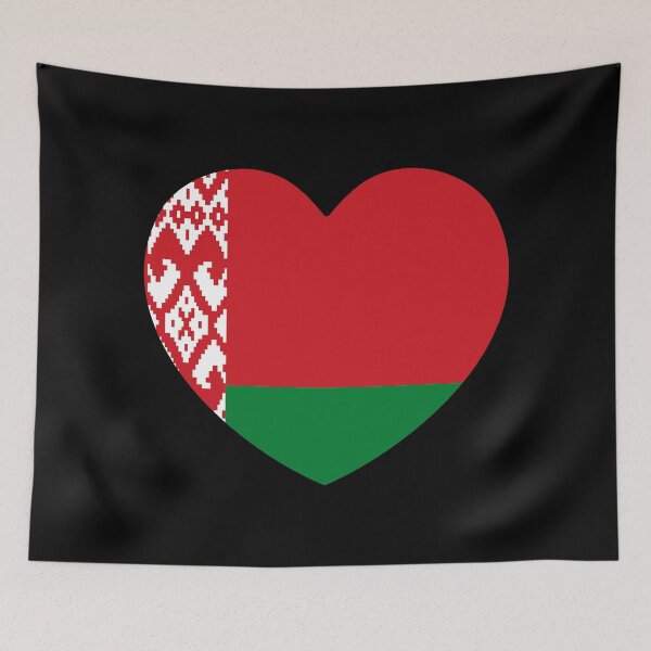 Item preview, Belarus Flag Heart BY designed and sold by shitpostee.