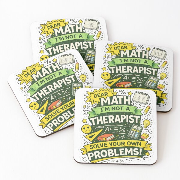 Item preview, Dear Math, I’m Not a Therapist – Funny Math Student Quote Design designed and sold by SP319.