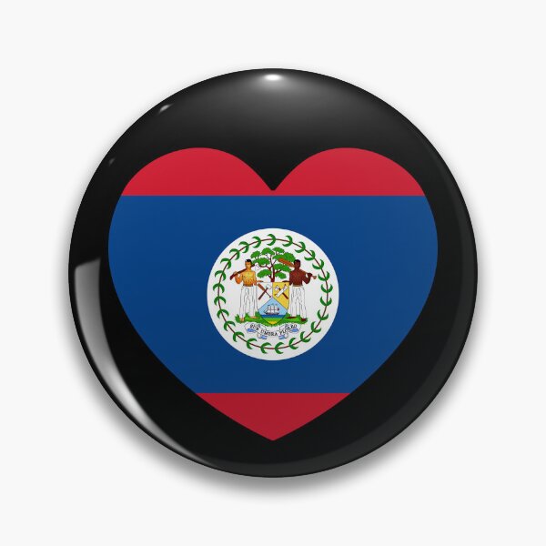 Item preview, Belize Flag Heart BZ designed and sold by shitpostee.
