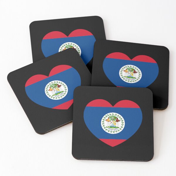 Item preview, Belize Flag Heart BZ designed and sold by shitpostee.