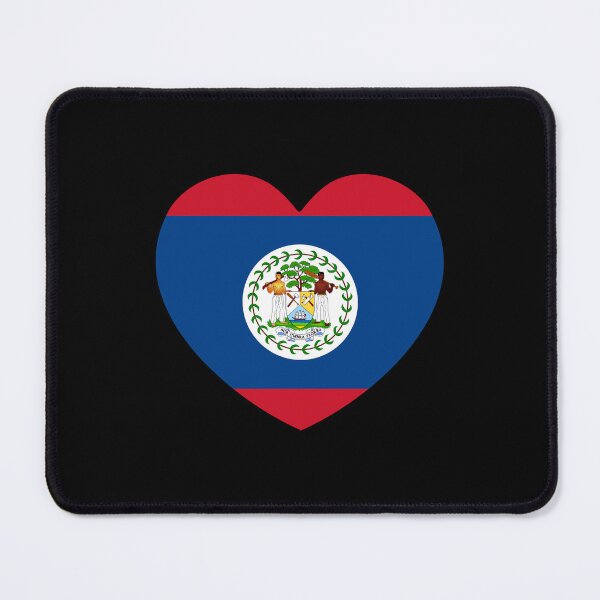Item preview, Belize Flag Heart BZ designed and sold by shitpostee.