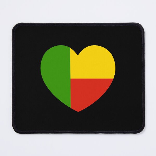 Item preview, Benin Flag Heart BJ designed and sold by shitpostee.