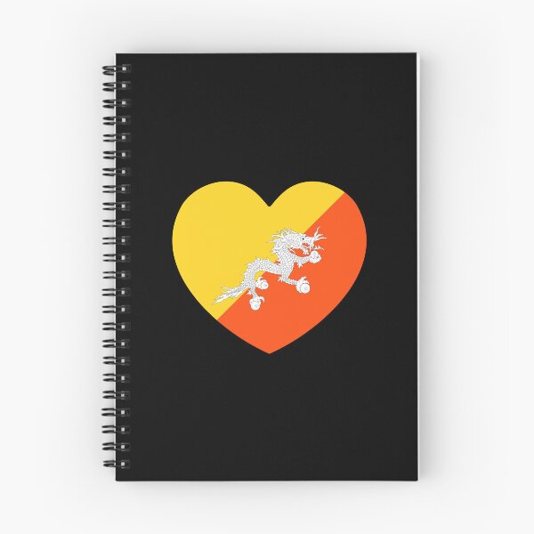 Item preview, Bhutan Flag Heart BT designed and sold by shitpostee.