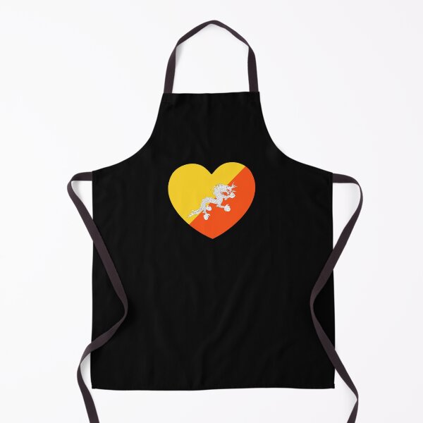 Item preview, Bhutan Flag Heart BT designed and sold by shitpostee.