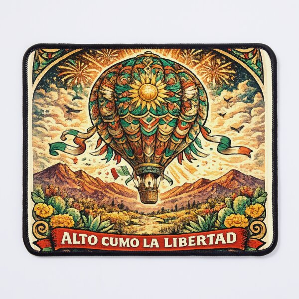 Item preview, Viva México Alto Como La Libertad | Mexican Hot Air Balloon Independence Day Design designed and sold by irfanshikh.