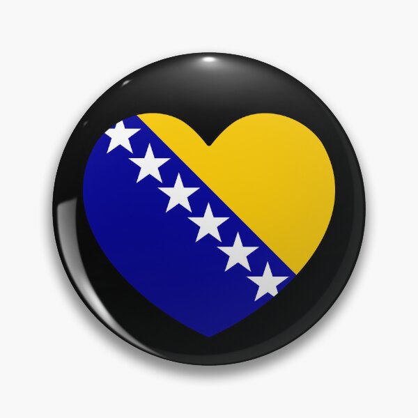 Item preview, Bosnia And Herzegovina Flag Heart BA designed and sold by shitpostee.