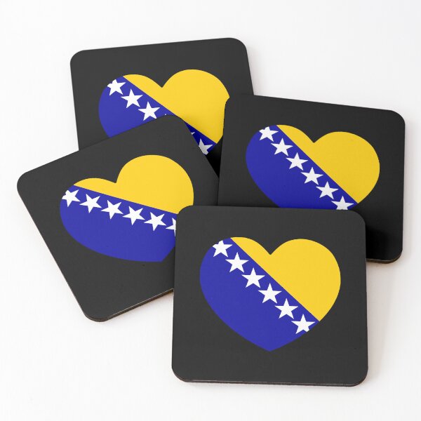Item preview, Bosnia And Herzegovina Flag Heart BA designed and sold by shitpostee.