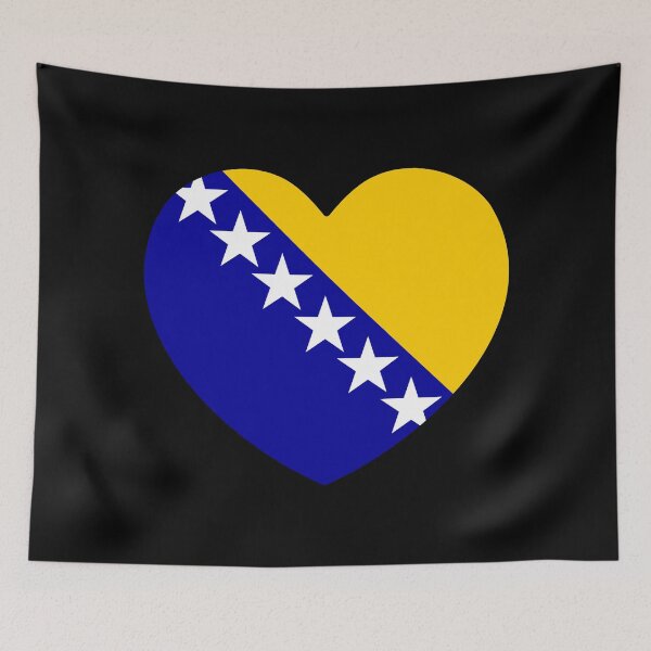 Item preview, Bosnia And Herzegovina Flag Heart BA designed and sold by shitpostee.