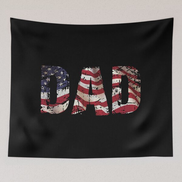 Item preview, Dad Distressed American Flag designed and sold by aponwao.