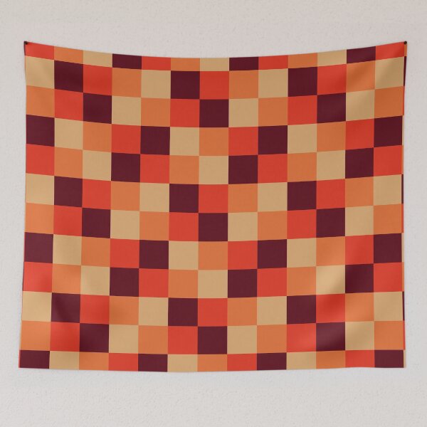 Item preview, Tonal Orange checkerboard designed and sold by StefanStudioArt.