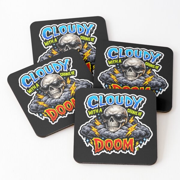 Item preview, Cloudy With a Chance of Doom designed and sold by RIOT SUPPLY CO.