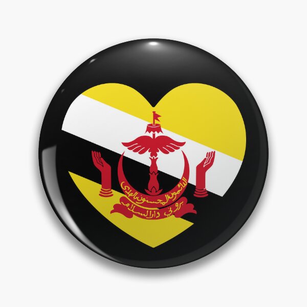Item preview, Brunei Flag Heart BN designed and sold by shitpostee.