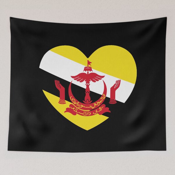 Item preview, Brunei Flag Heart BN designed and sold by shitpostee.