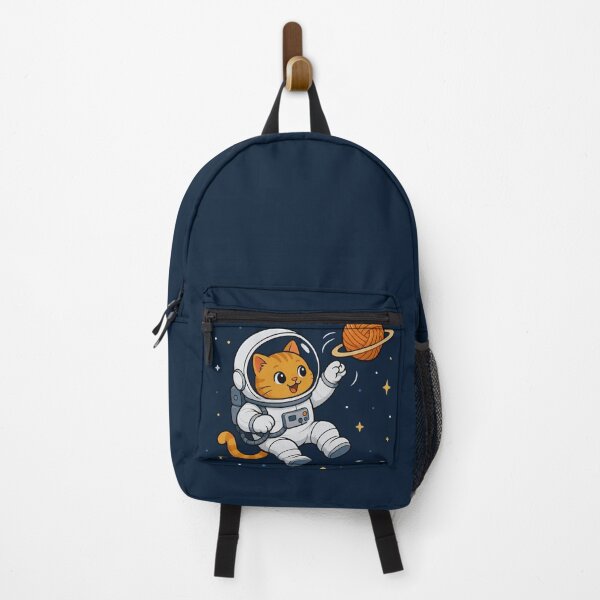 Item preview, Cute Space Cat Astronaut with Yarn Planet - Funny Orange Tabby designed and sold by Knacky Print.