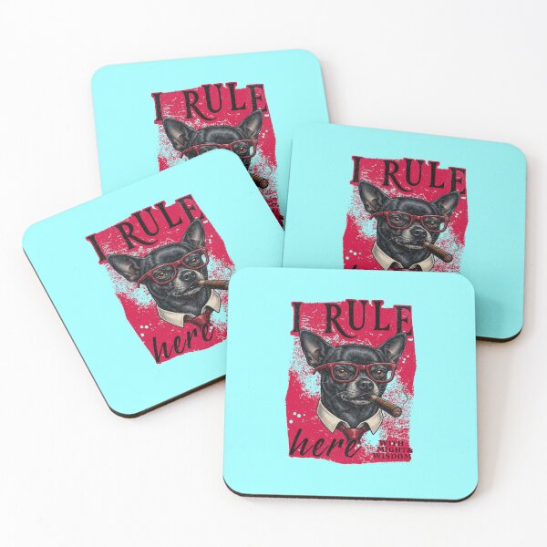 Item preview, Black Chihuahua Boss Design – Funny Black Chihuahua with Cigar Mafia Style Gift designed and sold by PixelsPaws.