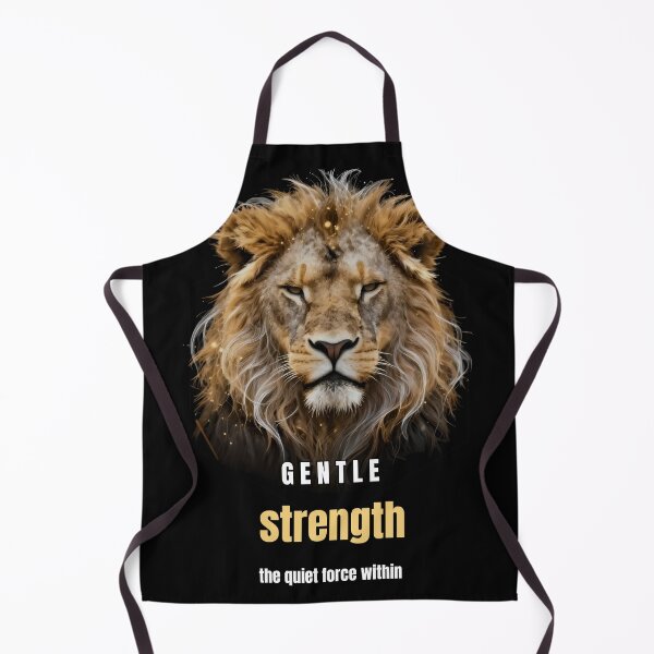Item preview, Gentle Strength Lion Motivational Design designed and sold by Hayir Design.