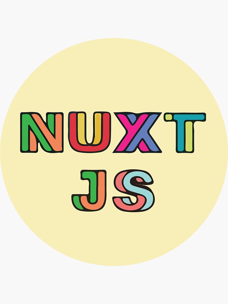 Nuxt Js Yellow (Large) by krutie