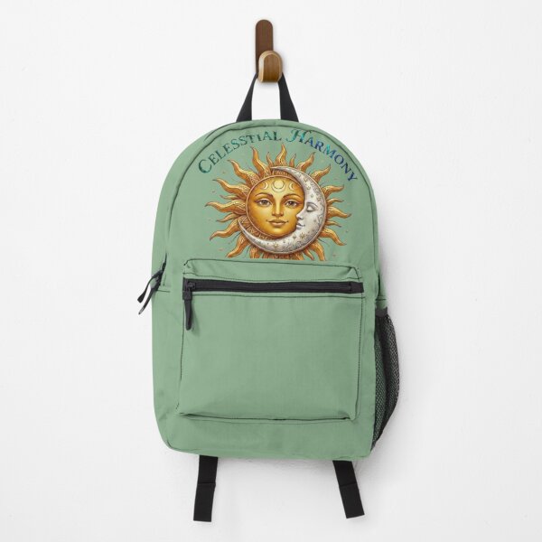 Item preview, Celestial Harmony- Sun and Moon Vintage Gold Illustration designed and sold by Northern Glow Art.