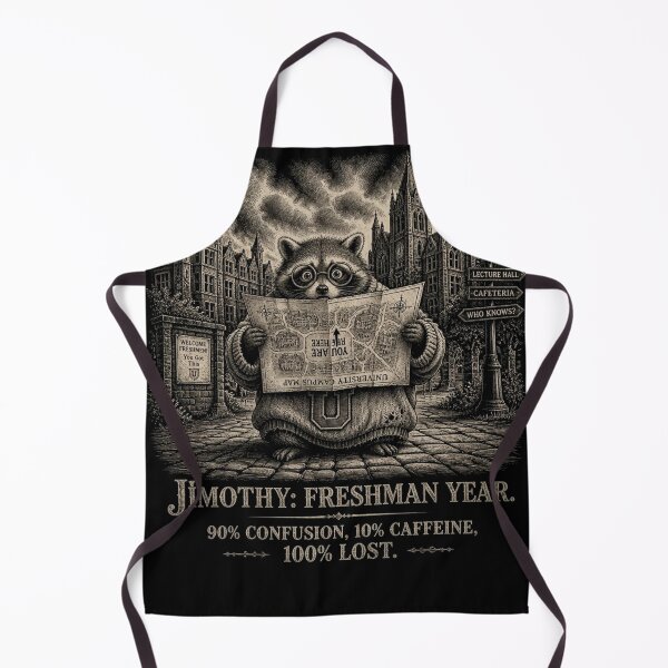 Item preview, Dark Academia Grunge Funny Raccoon Jimothy College Student Freshman Art designed and sold by thoughtswear.