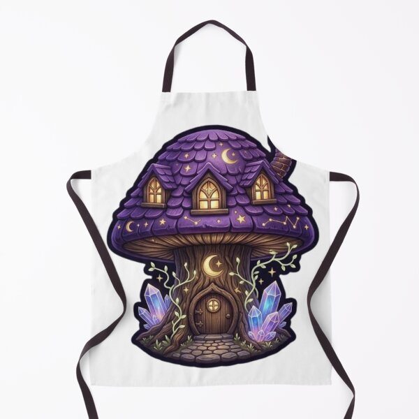 Item preview, 3D Celestial Mushroom House Magical Whimsical Sticker designed and sold by MonaRose_Art.