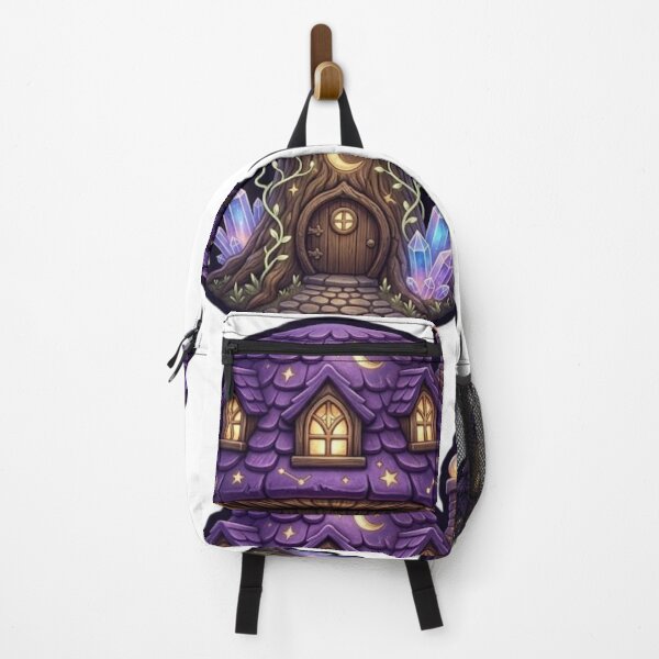 Item preview, 3D Celestial Mushroom House Magical Whimsical Sticker designed and sold by MonaRose_Art.