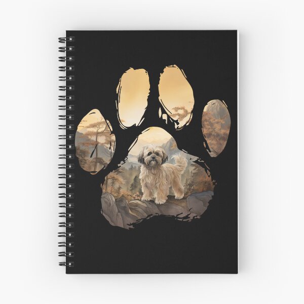 Item preview, Funny Lhasa Apso Paw Foggy Mountain Tree Mom Dad Kids designed and sold by rafaeltto.