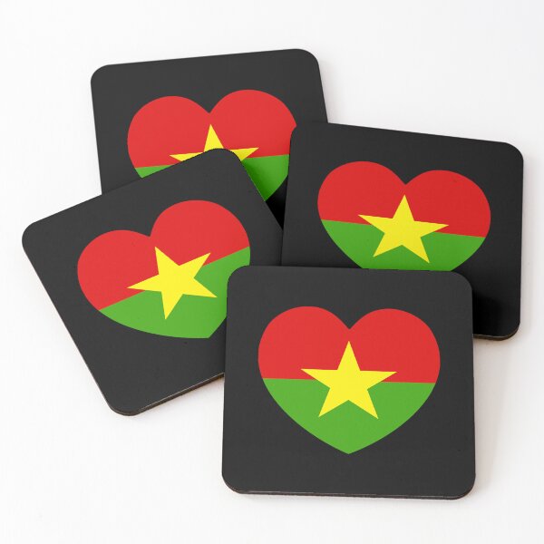 Item preview, Burkina Faso Flag Heart BF designed and sold by shitpostee.