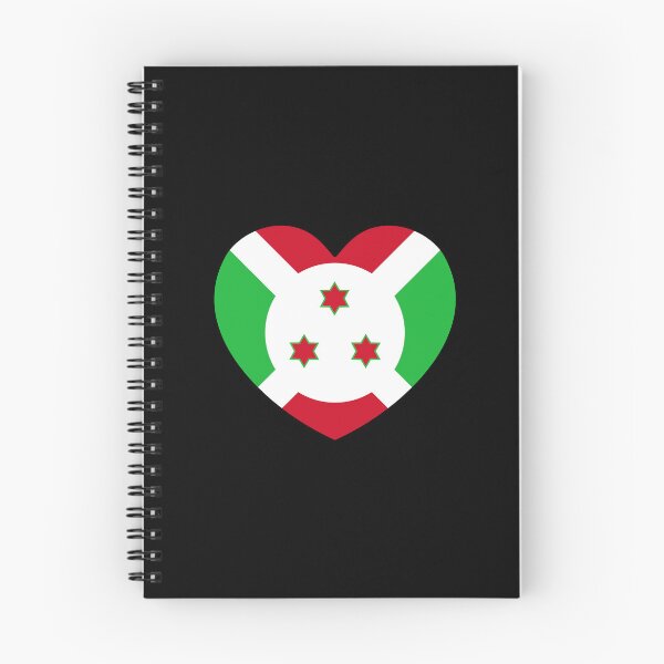 Item preview, Burundi Flag Heart BI designed and sold by shitpostee.