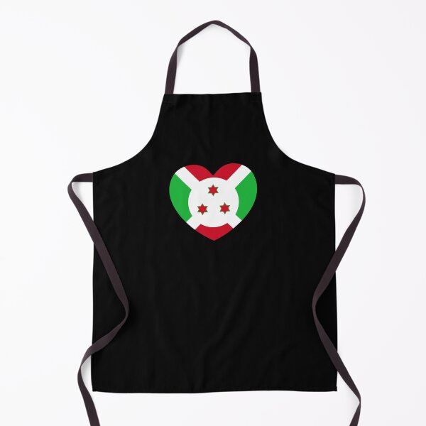 Item preview, Burundi Flag Heart BI designed and sold by shitpostee.