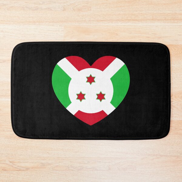 Item preview, Burundi Flag Heart BI designed and sold by shitpostee.