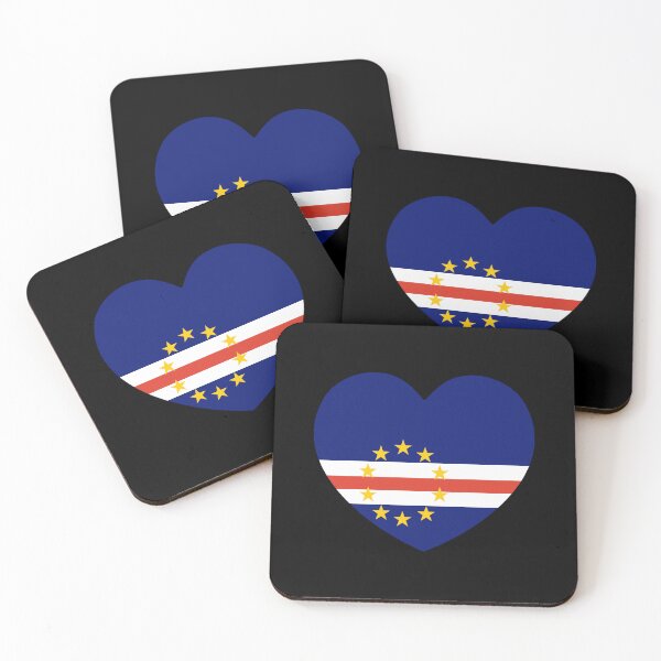 Item preview, Cabo Verde Flag Heart CV designed and sold by shitpostee.