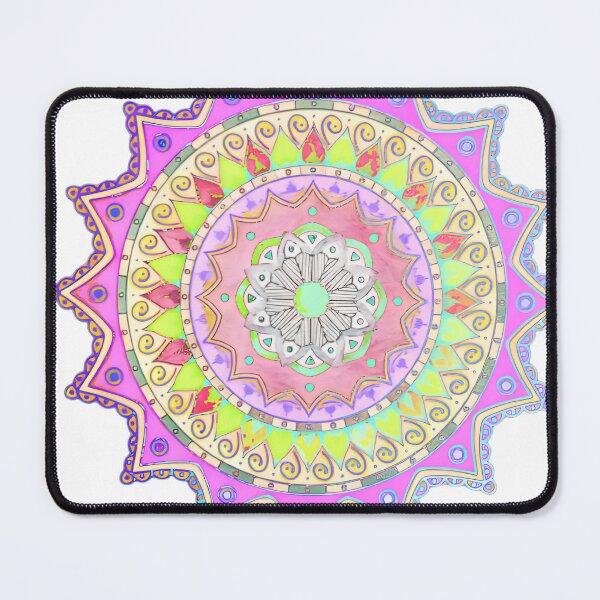 Item preview, Vibrant Colorful Pastel Boho Mandala Pattern designed and sold by beoldfashioned.