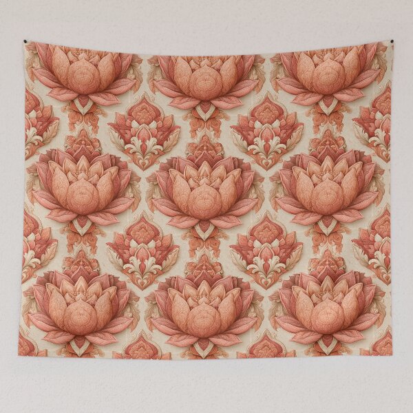 Item preview, Blooming Lotus Texture  - Botanical Garden Pattern - Anniversary Gifts For Wife designed and sold by RoyalStarsPatts.