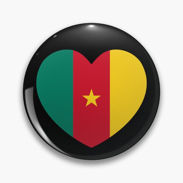 Item preview, Cameroon Flag Heart CM designed and sold by shitpostee.
