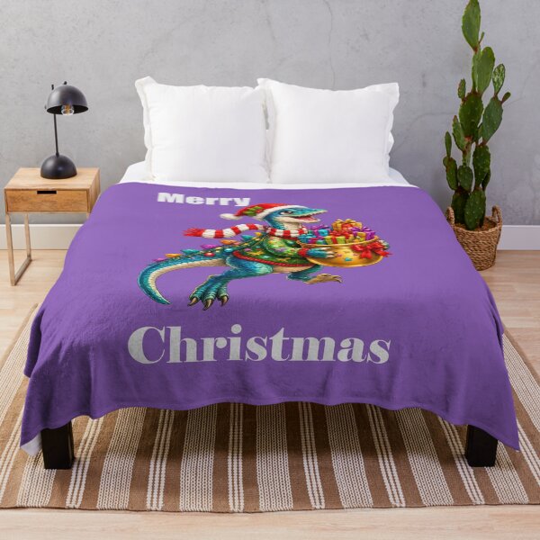 Item preview, Festive Velociraptor Carrying Gift Pot Preschool Christmas Dinosaur designed and sold by annenambiro.