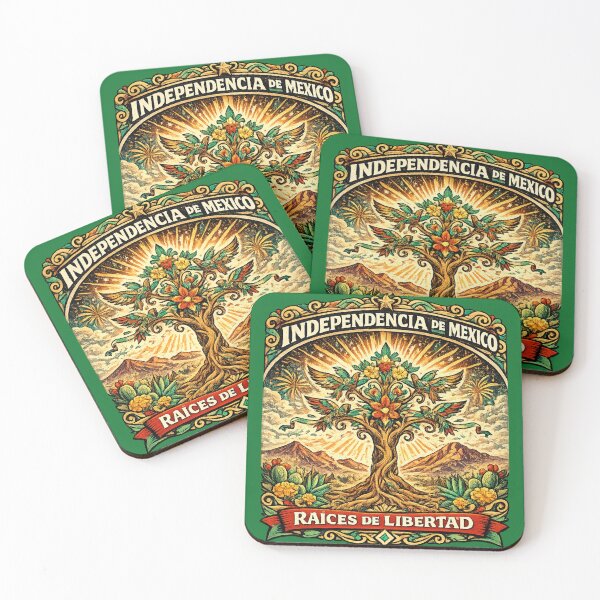 Item preview, Independencia de México Raíces de Libertad | Tree of Freedom Mexican Heritage Artwork designed and sold by irfanshikh.
