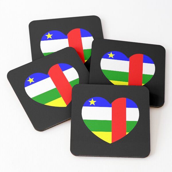 Item preview, Central African Republic Flag Heart CF designed and sold by shitpostee.