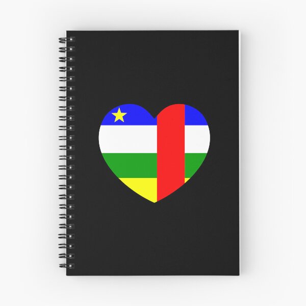 Item preview, Central African Republic Flag Heart CF designed and sold by shitpostee.