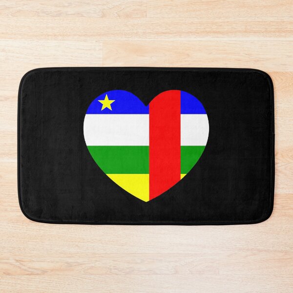 Item preview, Central African Republic Flag Heart CF designed and sold by shitpostee.