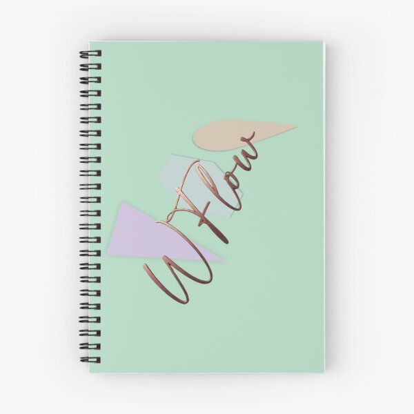 Item preview, Abstract Rose Gold WFlow Minimalist Typography Art designed and sold by GrzegorzTravels.